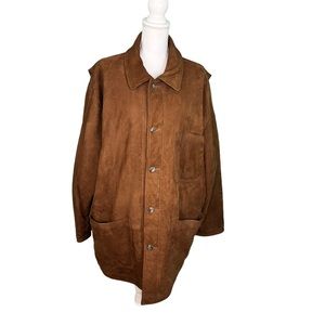 L.L Bean Vintage Brown Thinsulate Button Up Jacket Men’s size XL